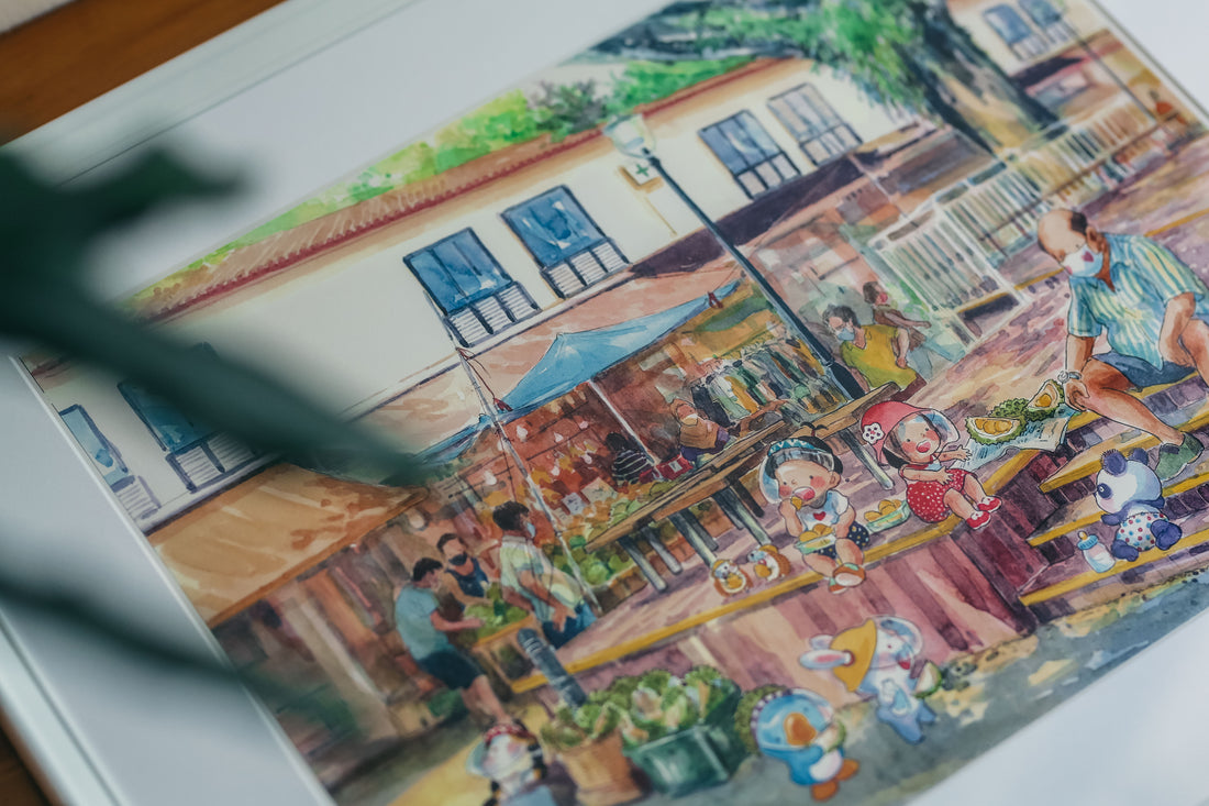 167. A Fine Day for Durian Artwork