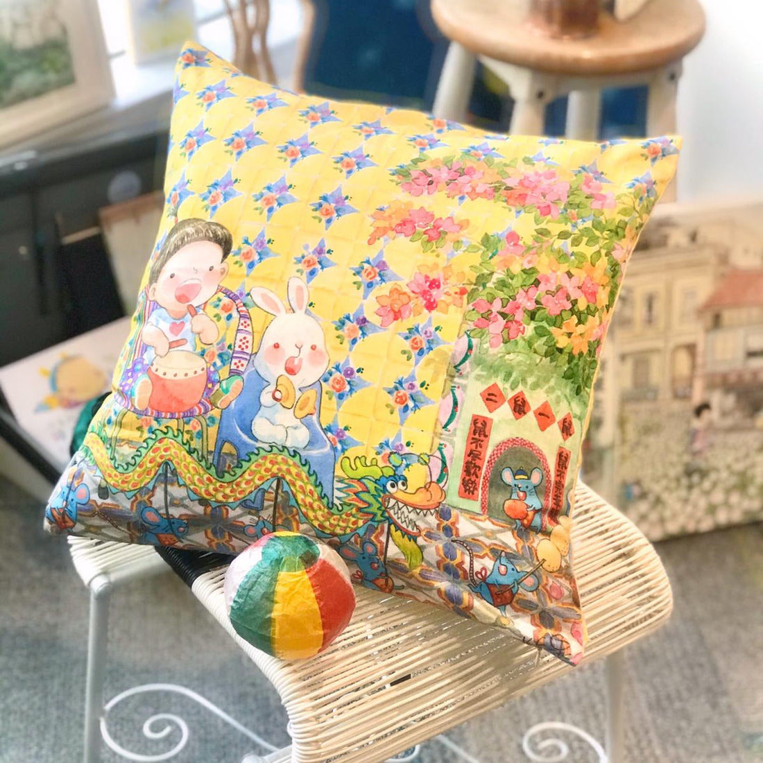 Ah Guo CNY Cushion Cover