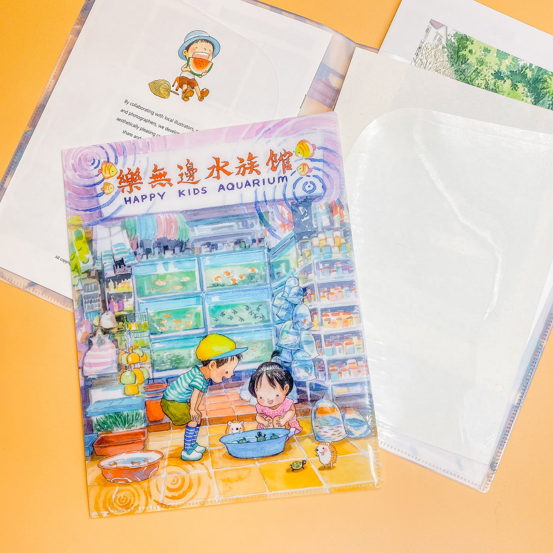 Ah Guo 6 Pockets File