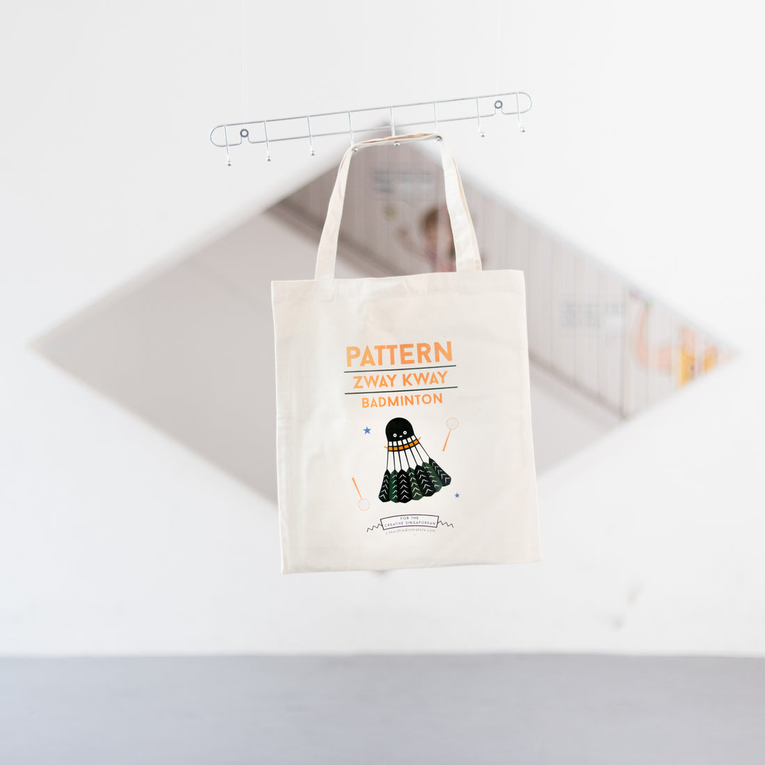 Pattern Zway Kway Badminton Tote Bag