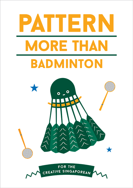 Pattern Zway Kway Badminton T-Shirt