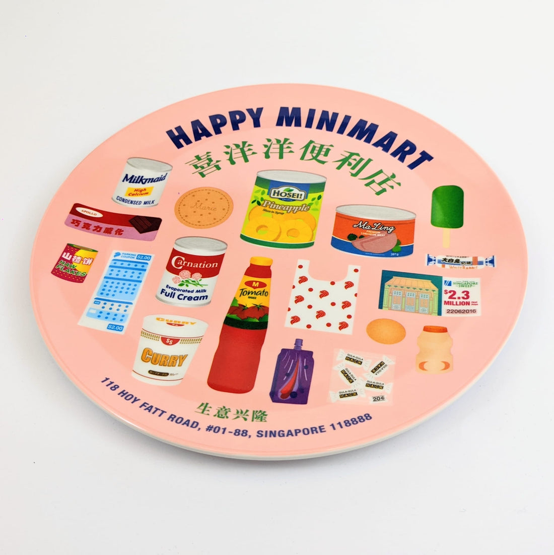Happy Minimart Melamine Plate